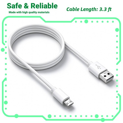 3ft white micro - white,